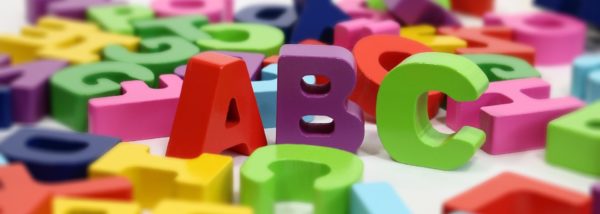 alphabet coloured letters