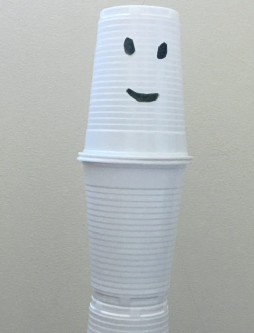 ghost cup tower STEM activity