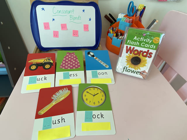 Consonent Blends Activity Cards