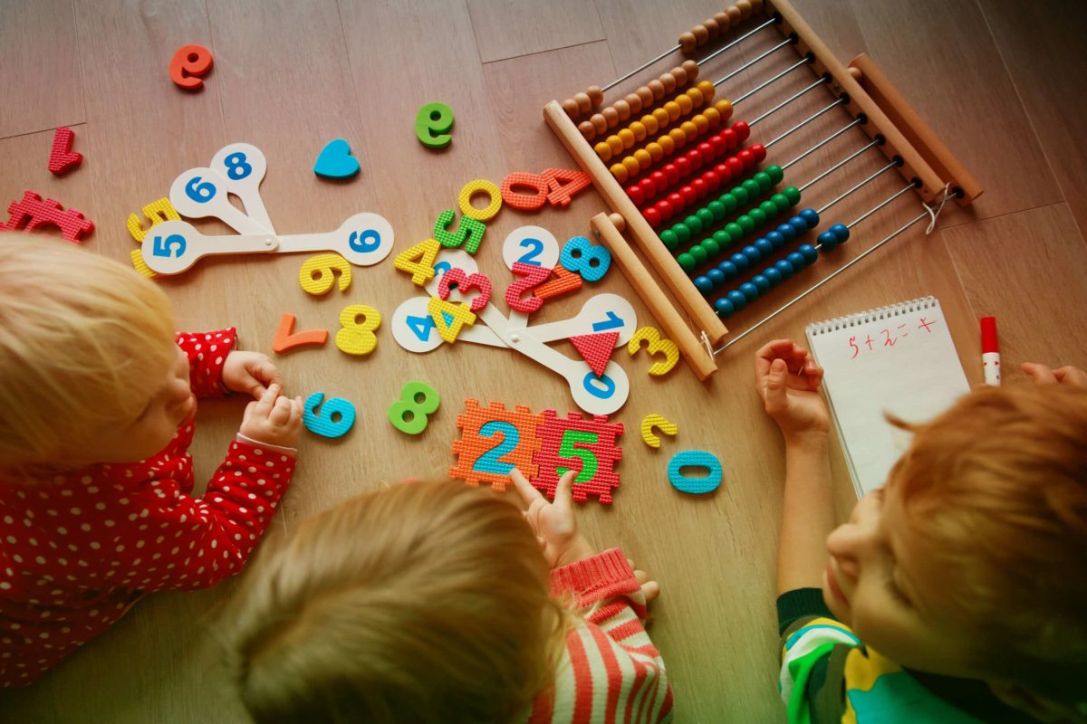 Kids doing Maths