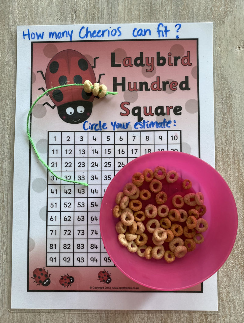 cheerios estimating and counting