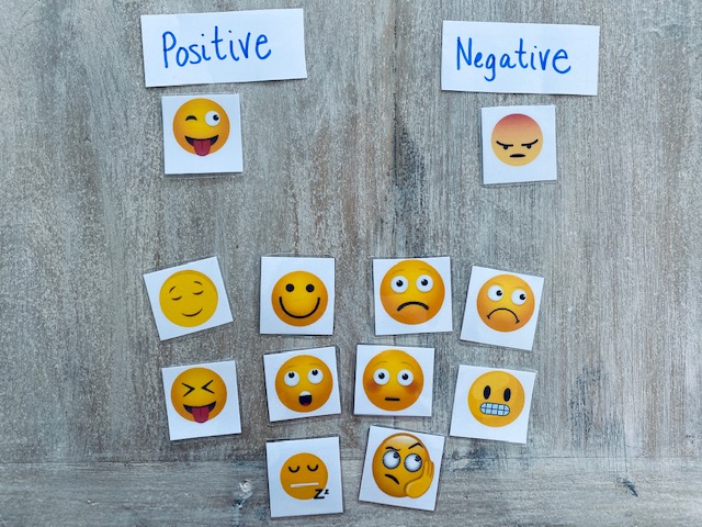 emoticon positive negative sort out