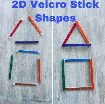 2D Velcro Stick Shapes
