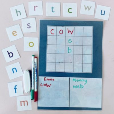 easy scrabble for early learners