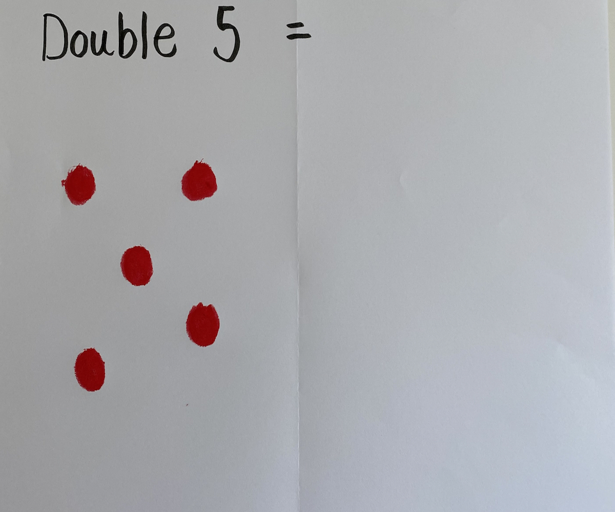 Learn to double numbers with paint