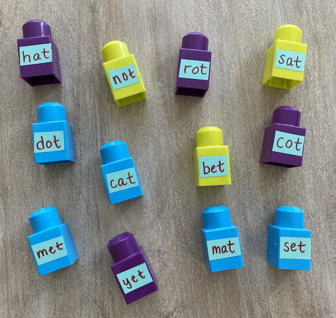 Rhyming Word Towers Activity Early Education Zone