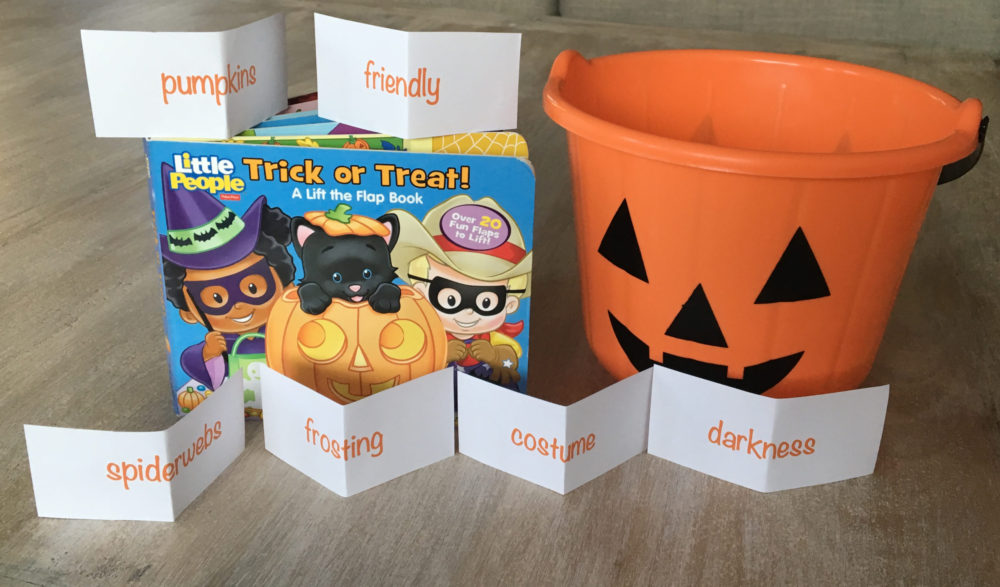 Little people trick or treat activity