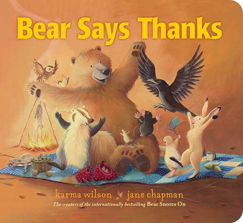 Bear Says Thanks Book Thanksgiving activity