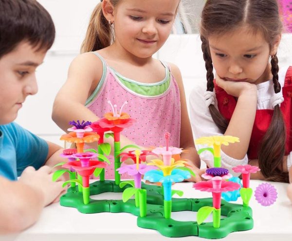 Cenove Flower Building Activity Christmas gift for 3 year-olds