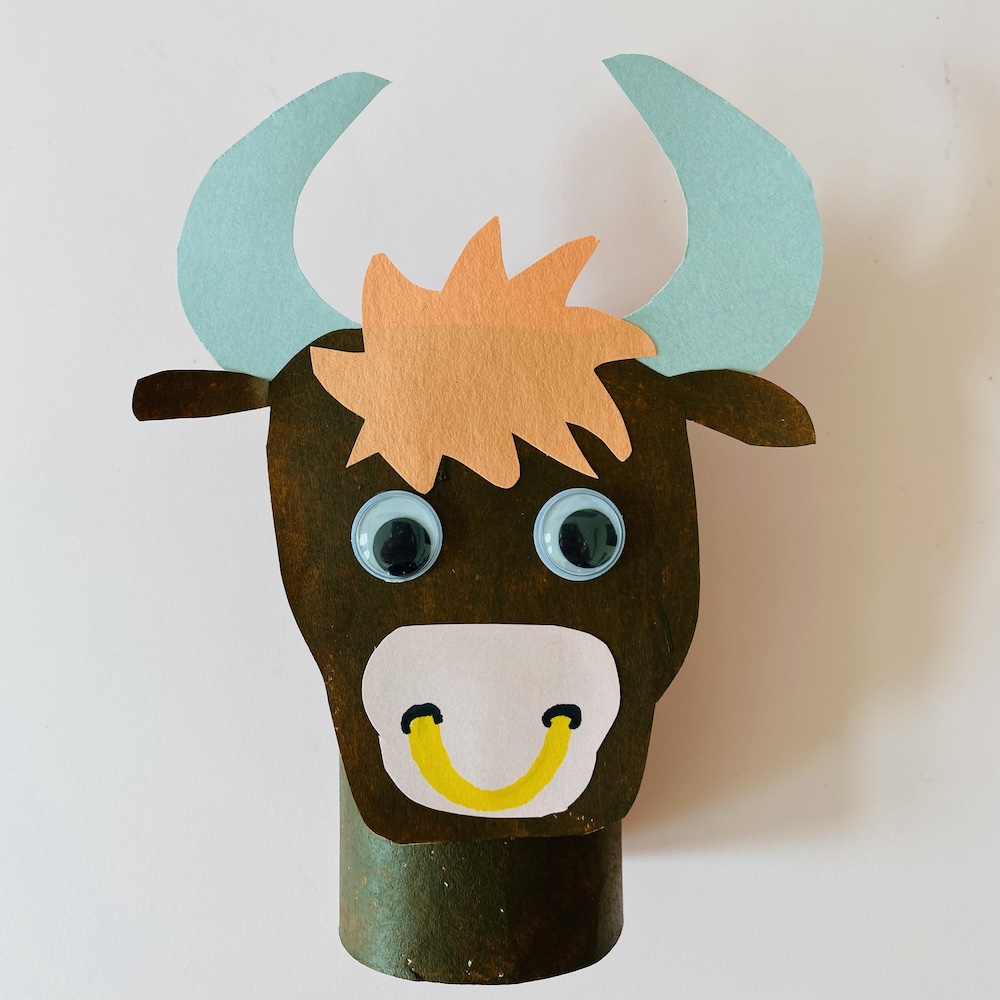 year of the ox Chinese new years easy craft for kids