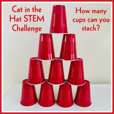 Cat in the Hat Dr Seuss STEM challenge