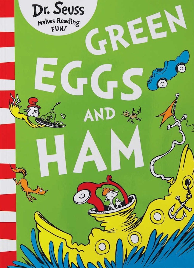 Green Eggs and Ham Dr Seuss book