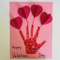 Fun Valentine's Day Handprint Card | Early Education Zone