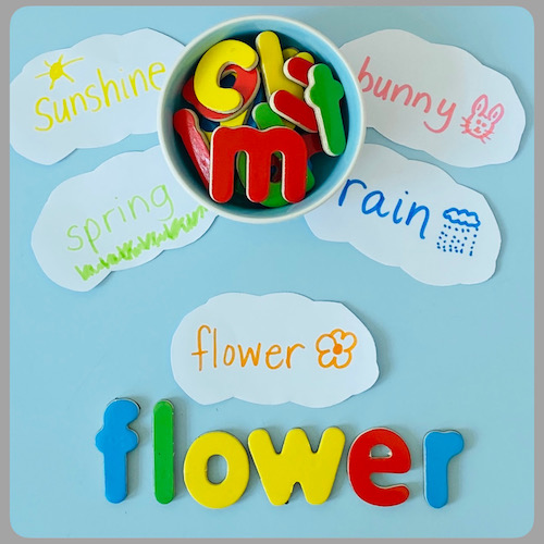 spring vocabulary word building literacy activity