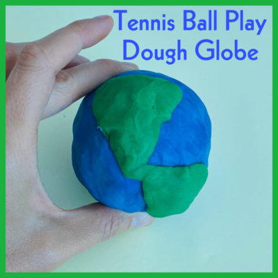 recycled tennis ball globe