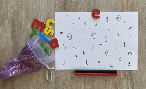 alphabet match-up activity