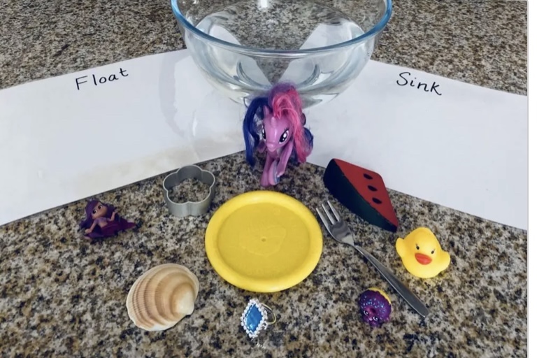 sink or float easy science experiment 